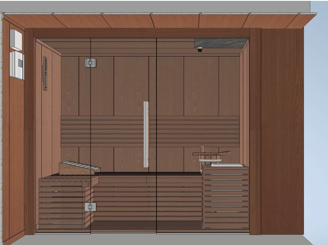 Sensation sauna installed at a Chigwell residence